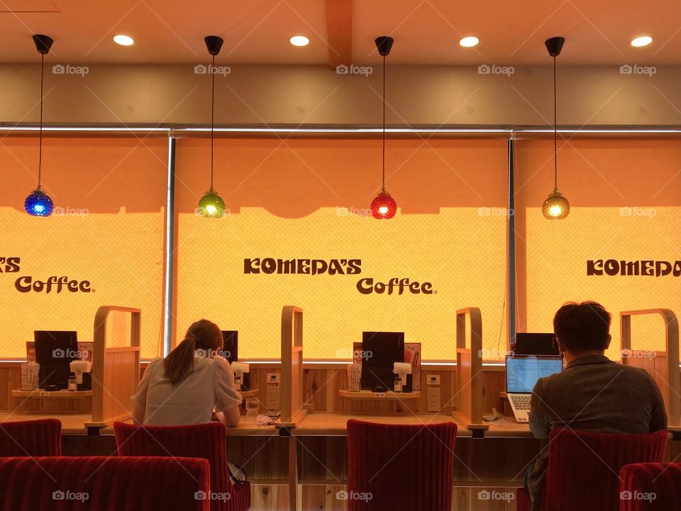 Seats against the window