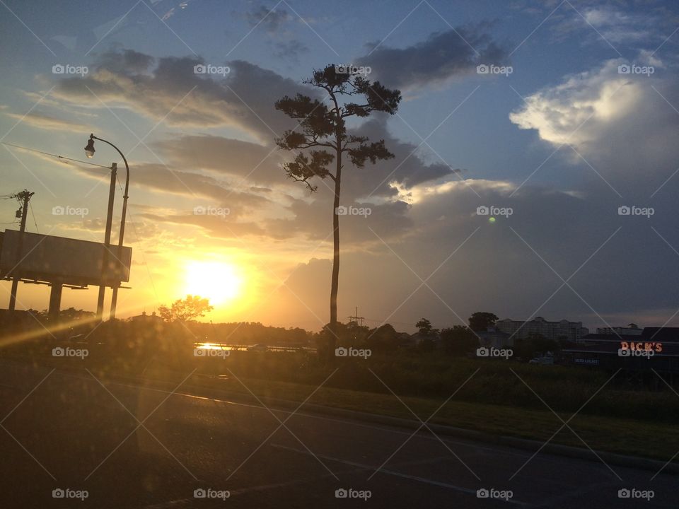 Sunset, Landscape, Dawn, Light, Evening