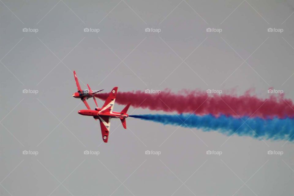 outstanding  red arrows