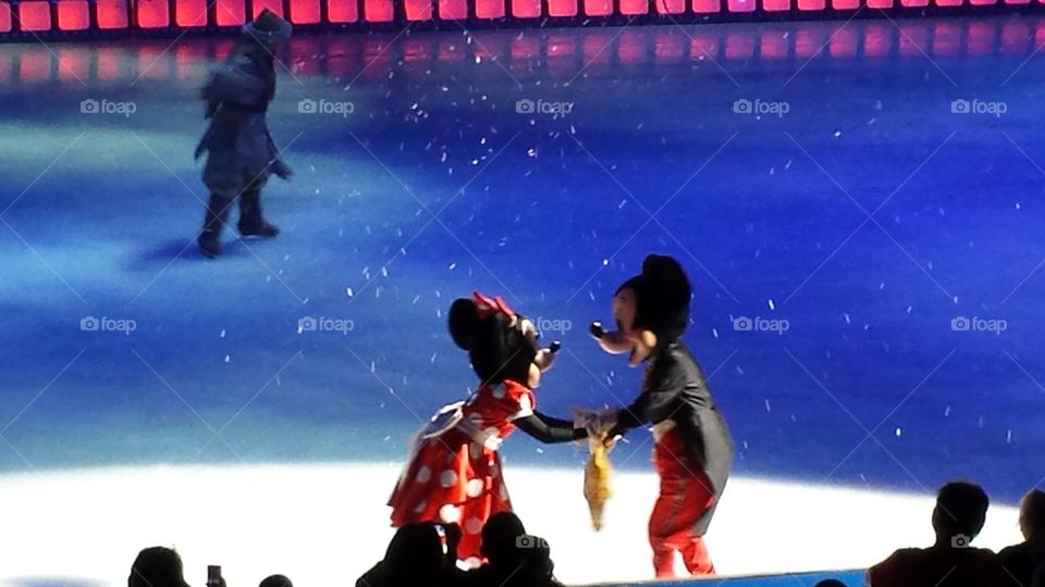 Mickey and Minnie mouse