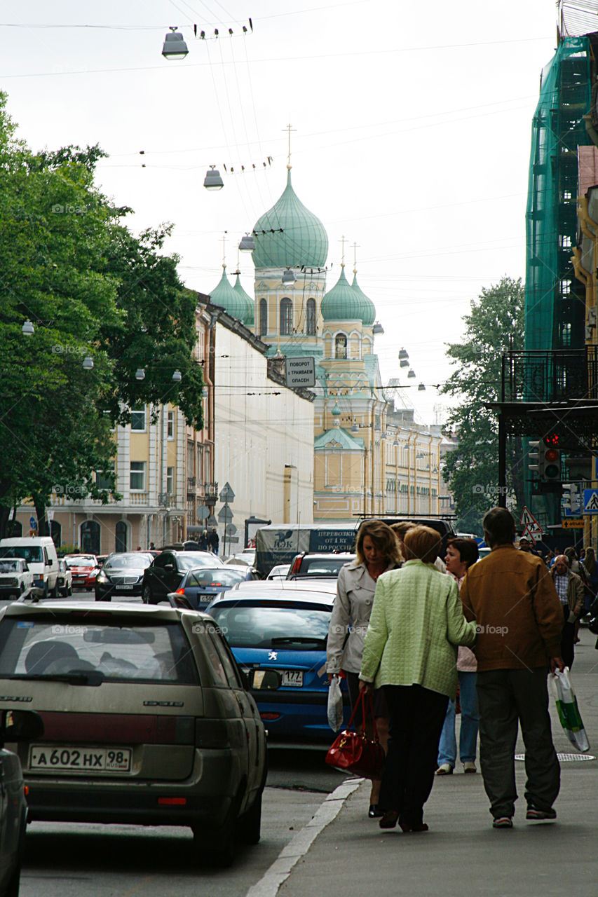 People on the street 