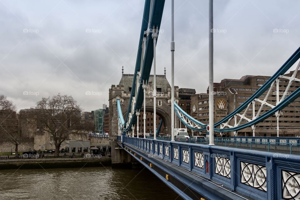 View of Tower Bridge in London, UK