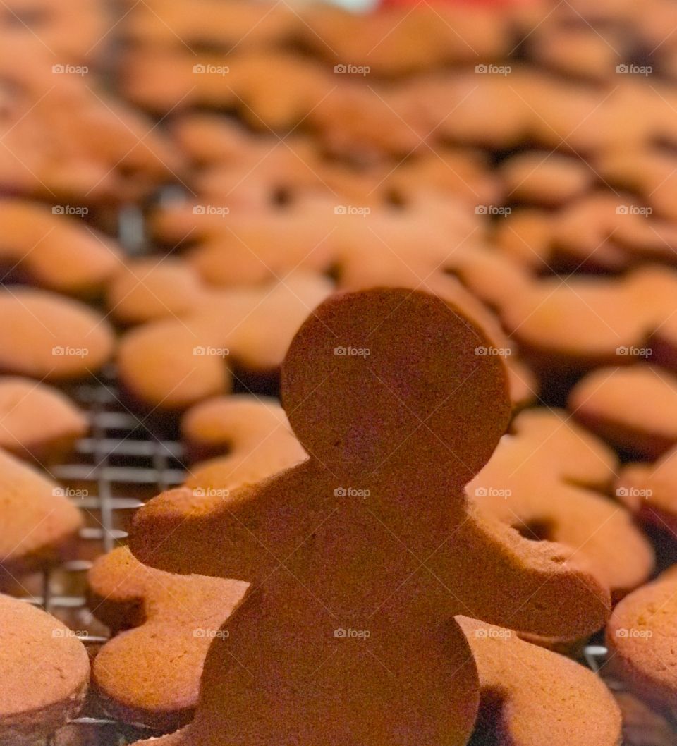 Gingerbread men on the rise. 