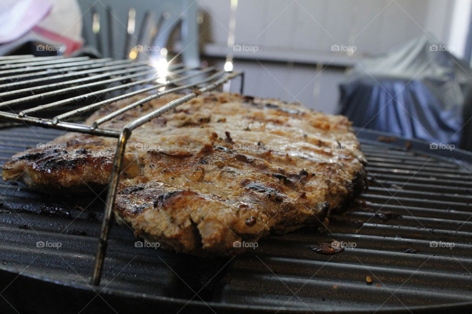 electric barbecue, baby back ribs