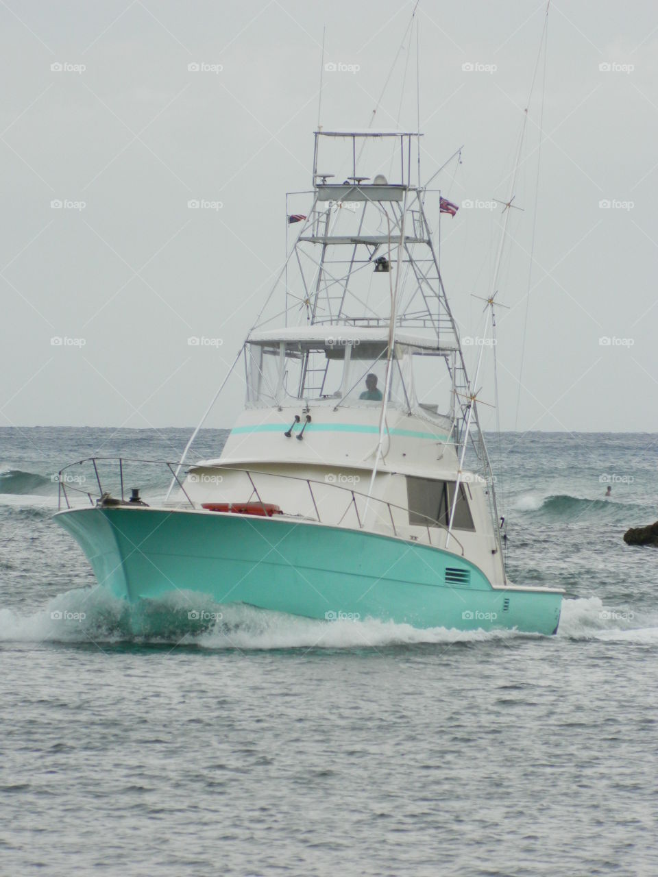 Rainy day in Honolulu