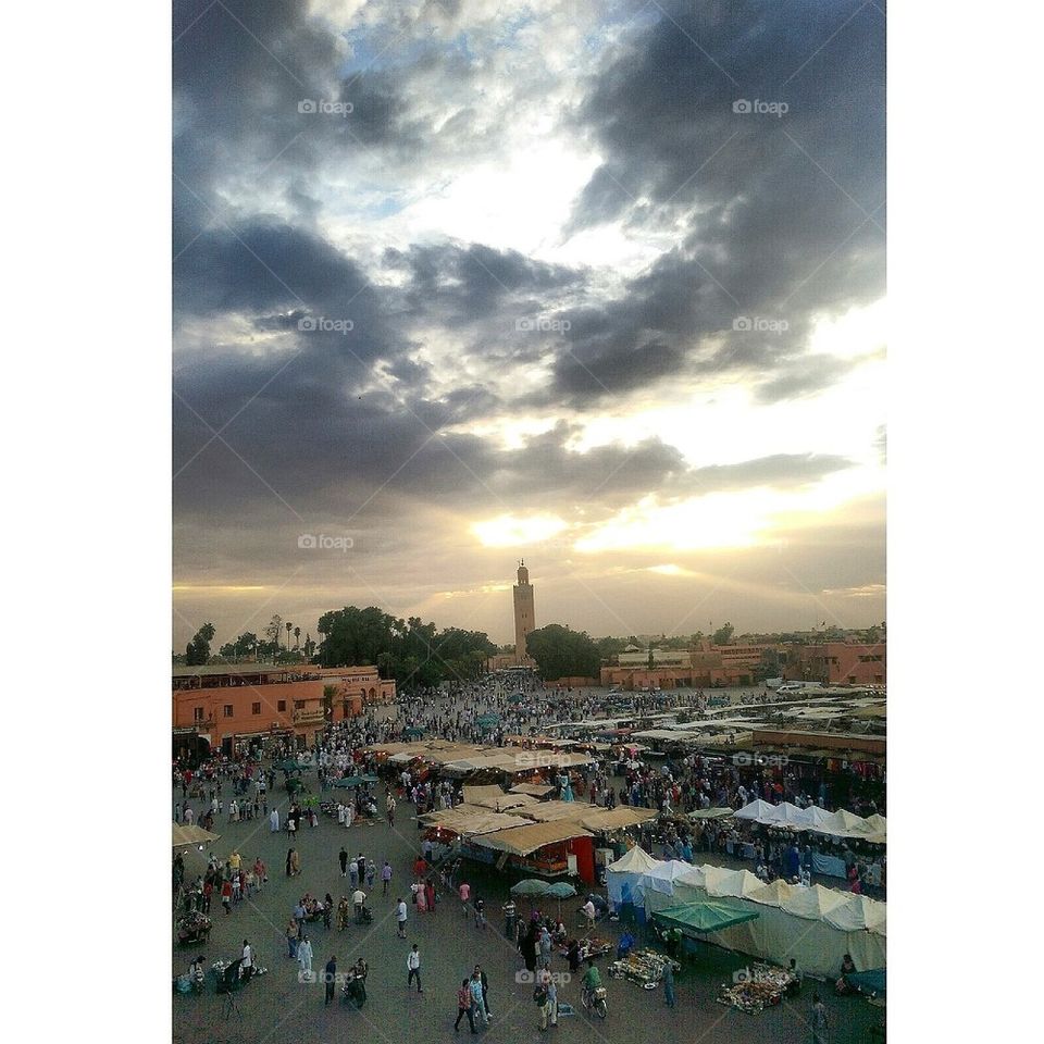 Jemaa El Fna at Dusk