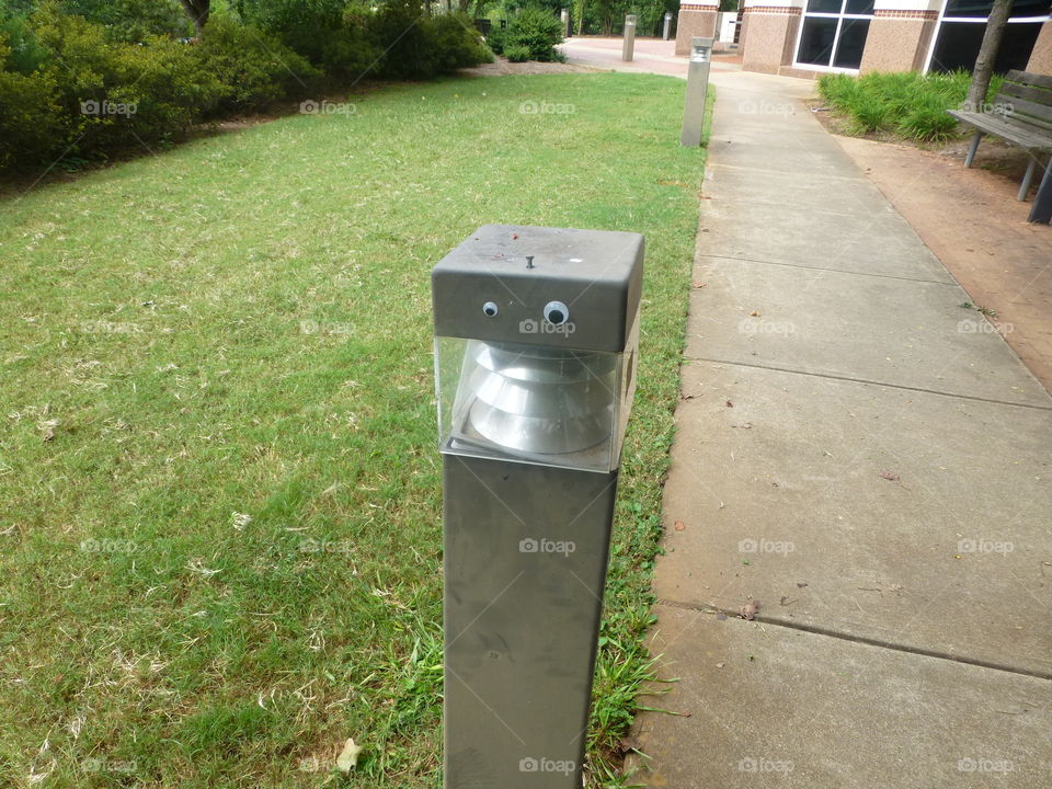 Light Post with Eyes