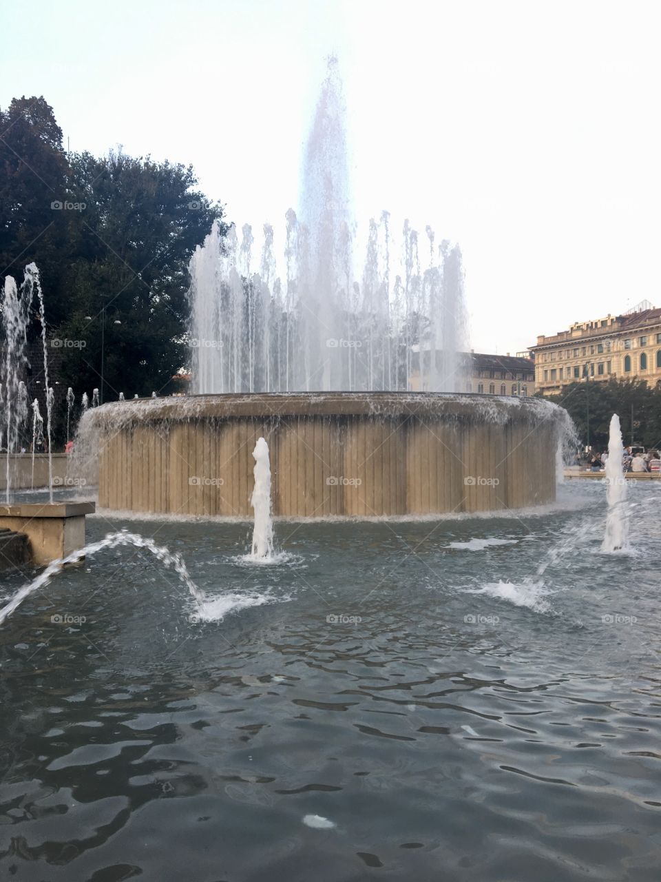 Fountain in Milan, Italy