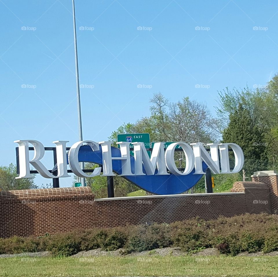 city sign