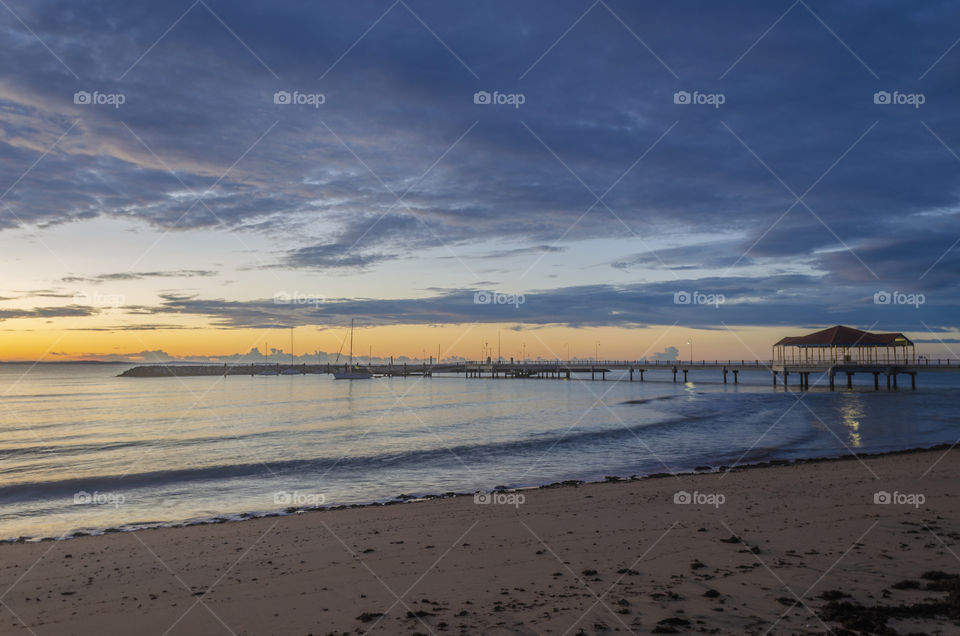 Redcliffe Jetty at sunrise