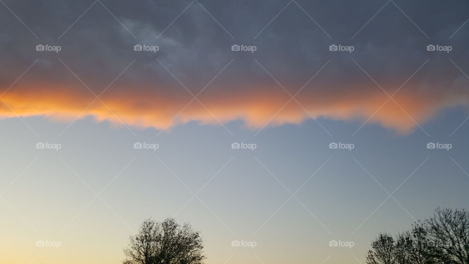 sunsets on clouds