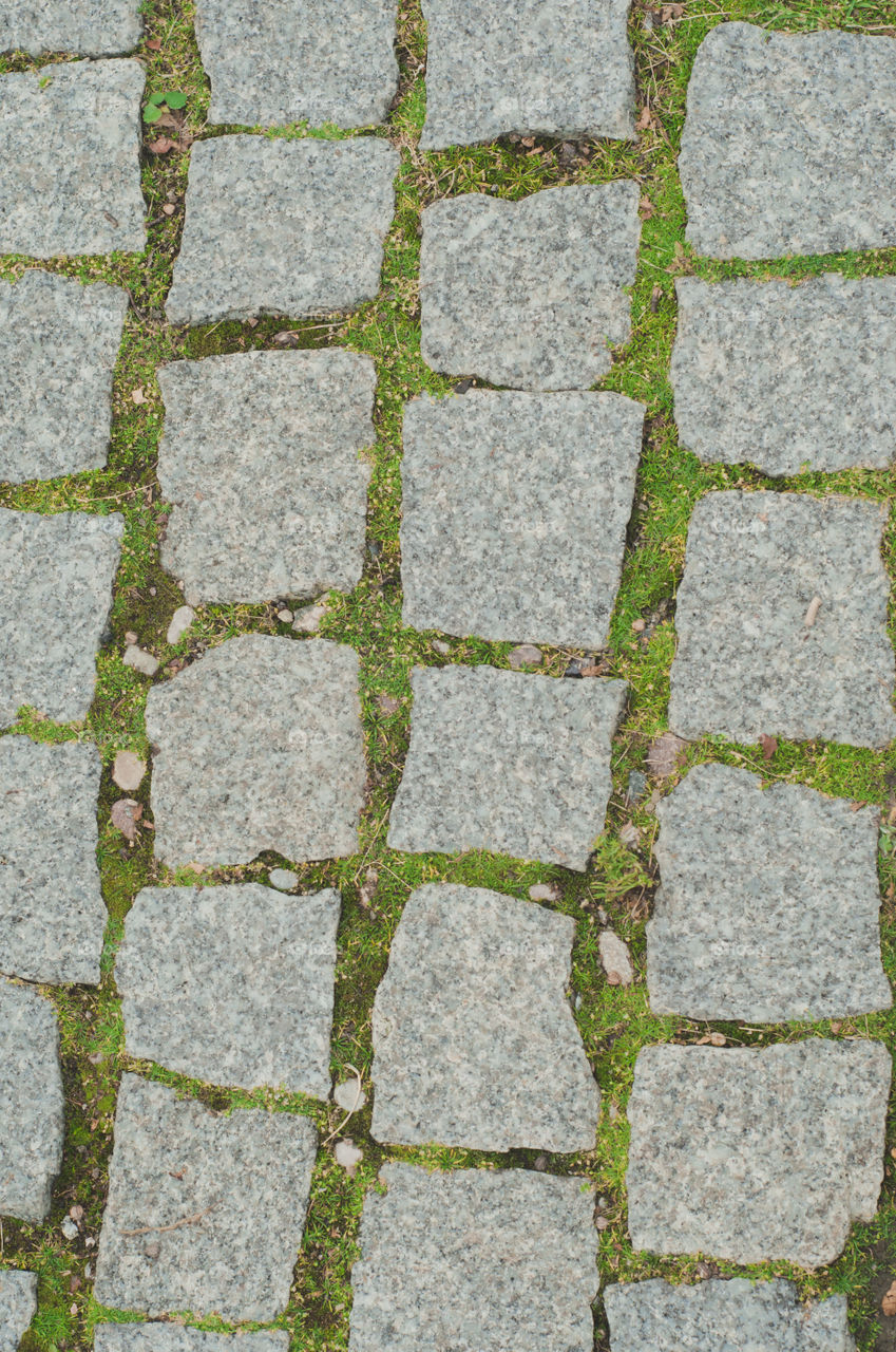 road stones pattern 