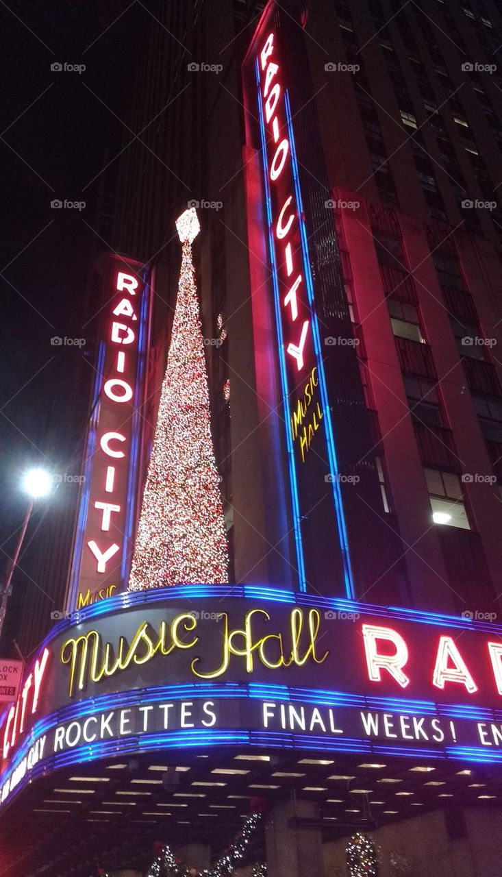 Radio City Music Hall Holiday Time NYC