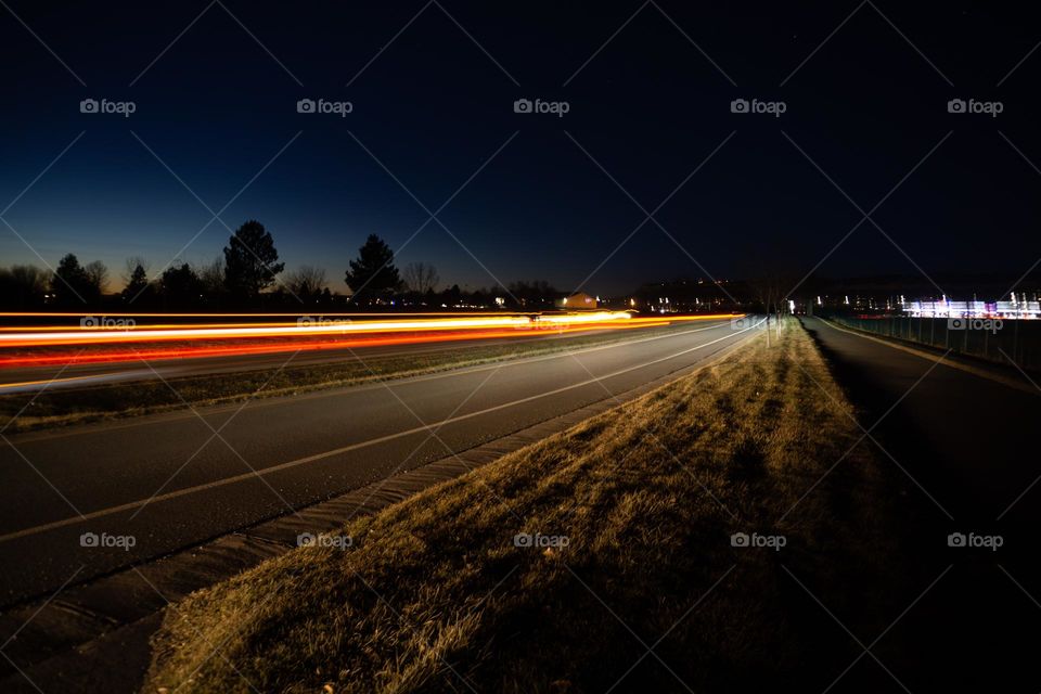 Long exposure from the side