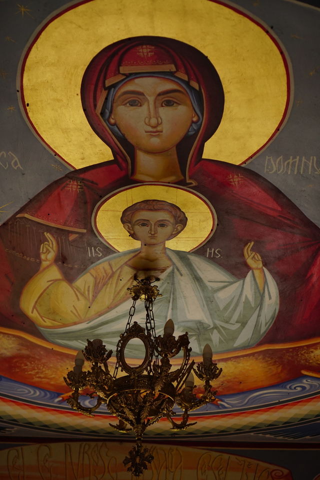 BUJORENI MONASTERY  - Ceiling painting