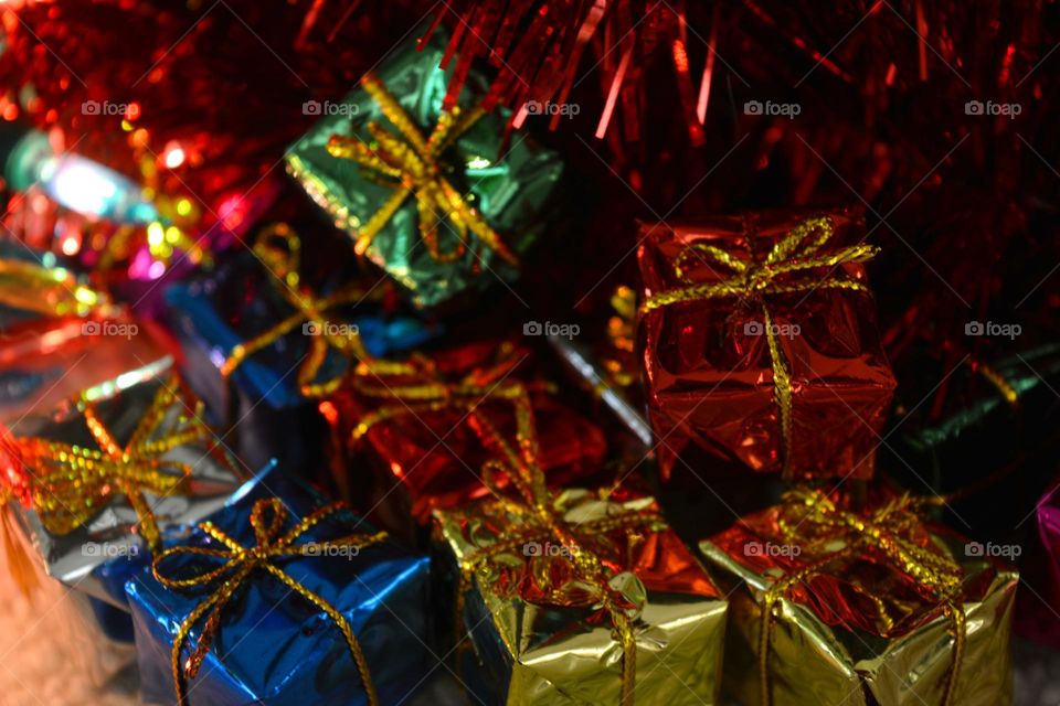 gifts season happy Christmas and New year holiday