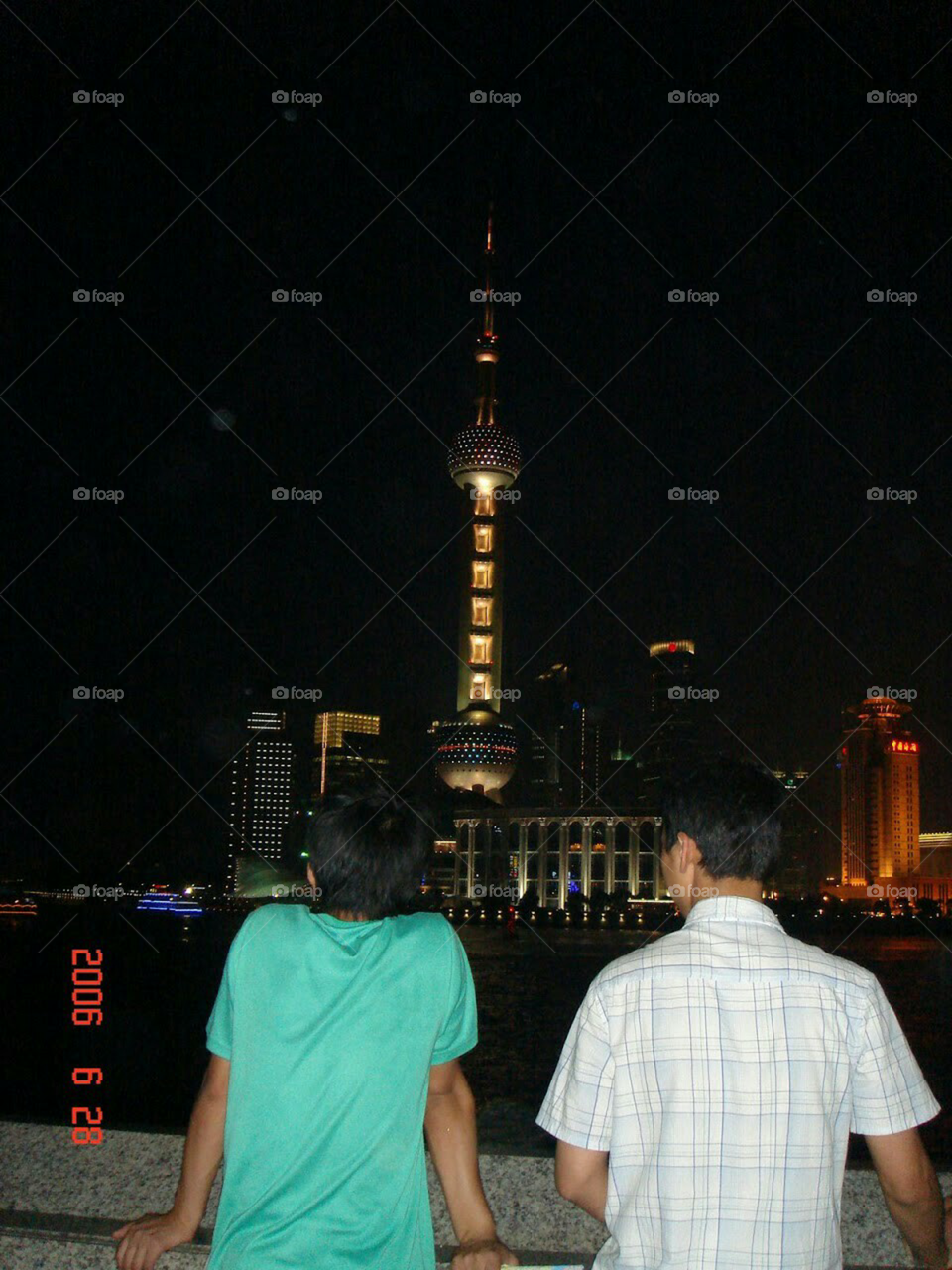 Travel. Shanghai skyline