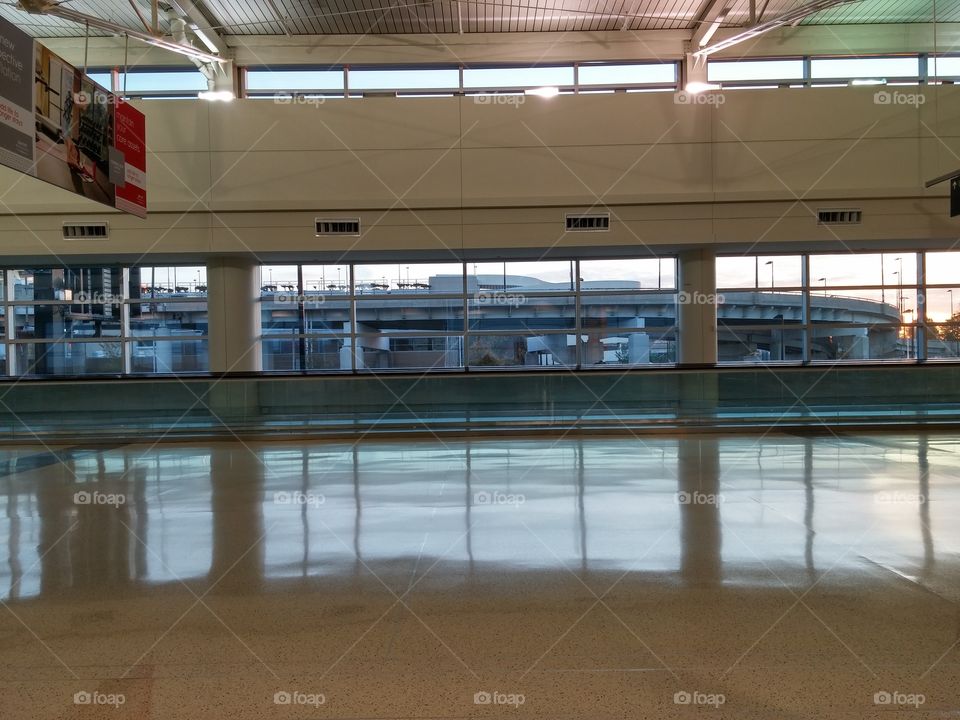 Alone at the airport