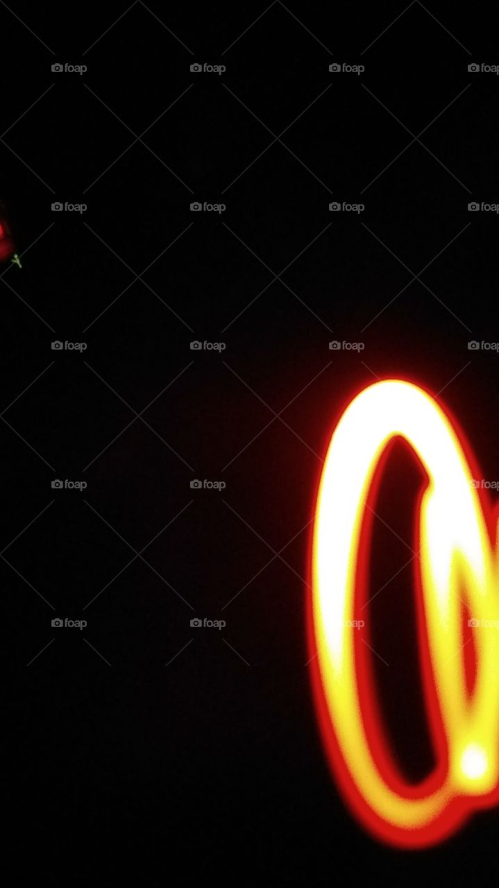 red colour story of lighting many colours of bright