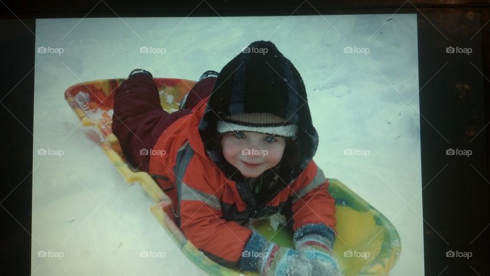 Son in the Fun. family day in the snow