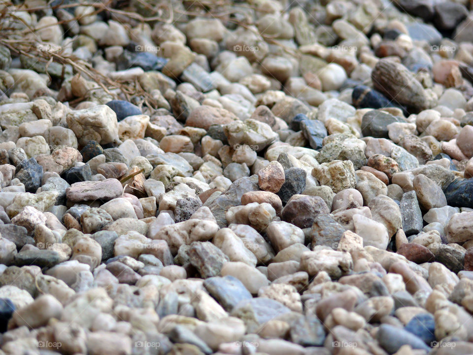 Full frame shot of pebbles in Piechowice, Poland.