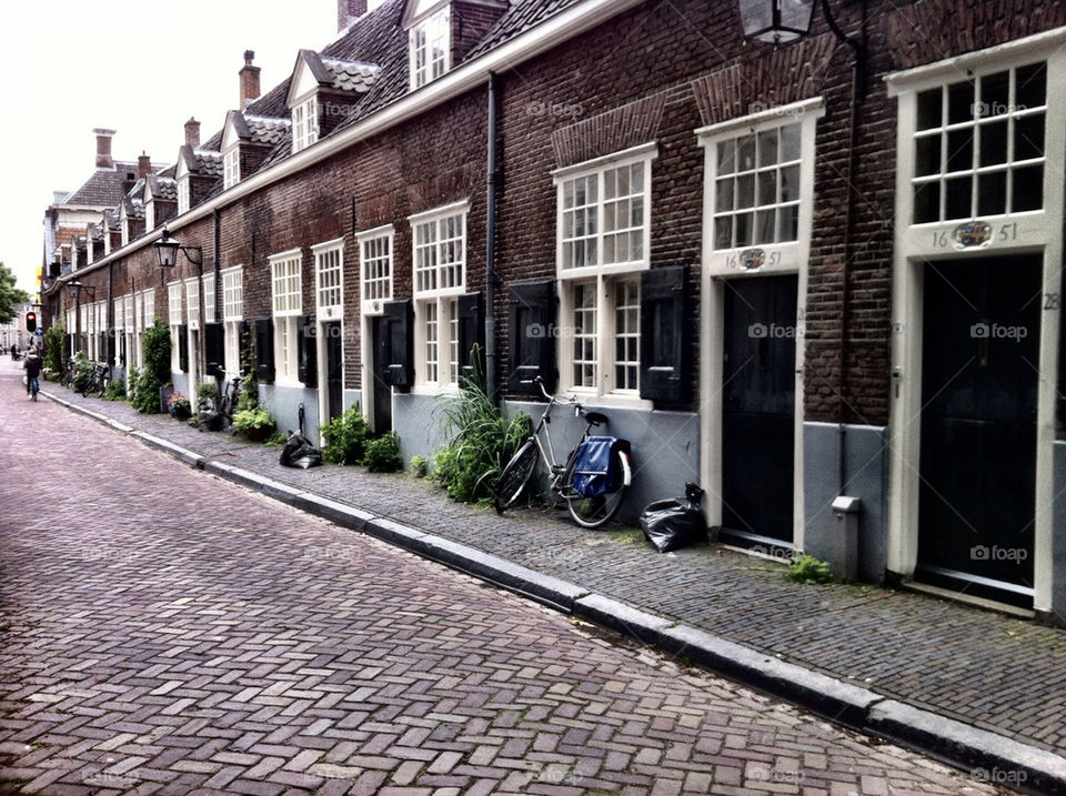 street houses brick residential by cctsim