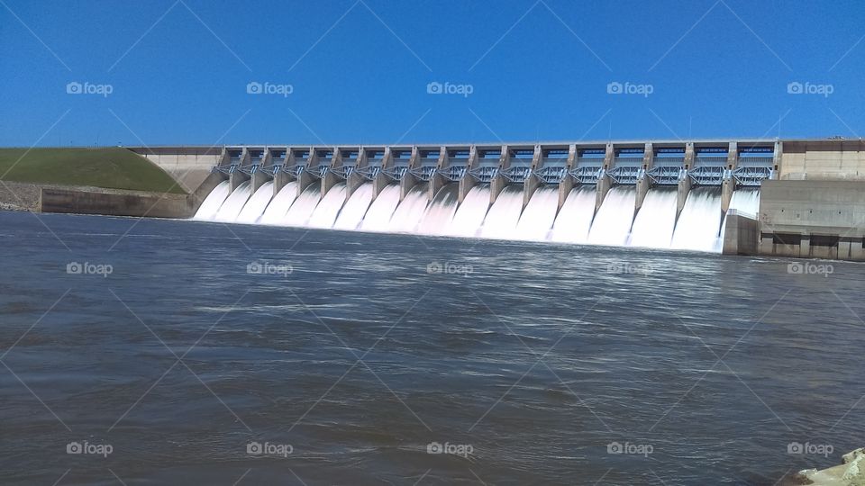 Water, No Person, Dam, Power, Outdoors