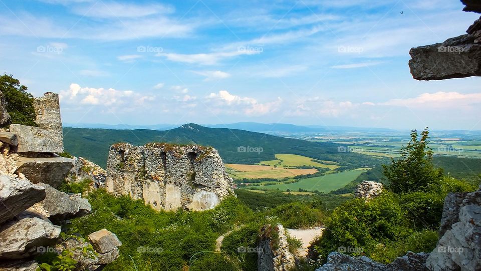 Ruins on top