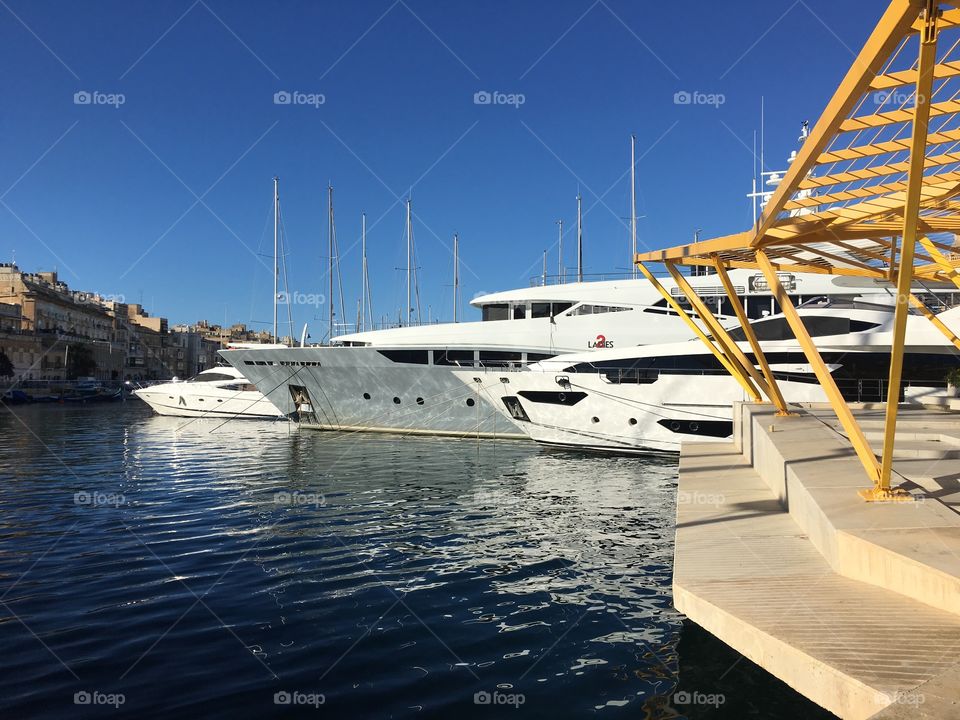 Luxury yachts