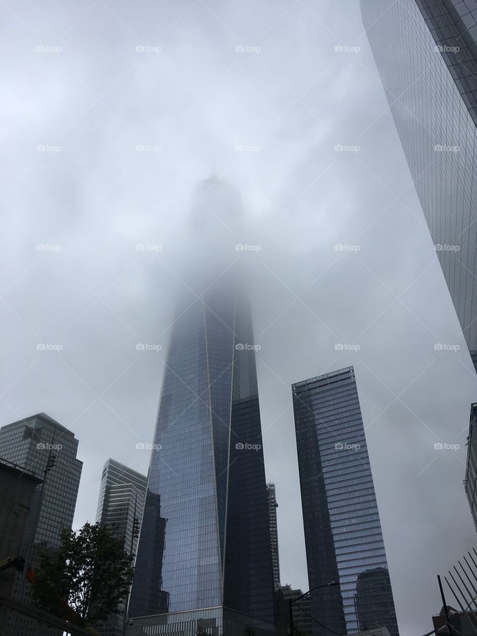 World Trade Center in Fog