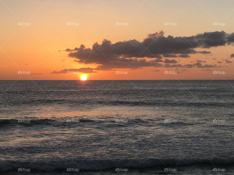 Sunset Tobago West Indies