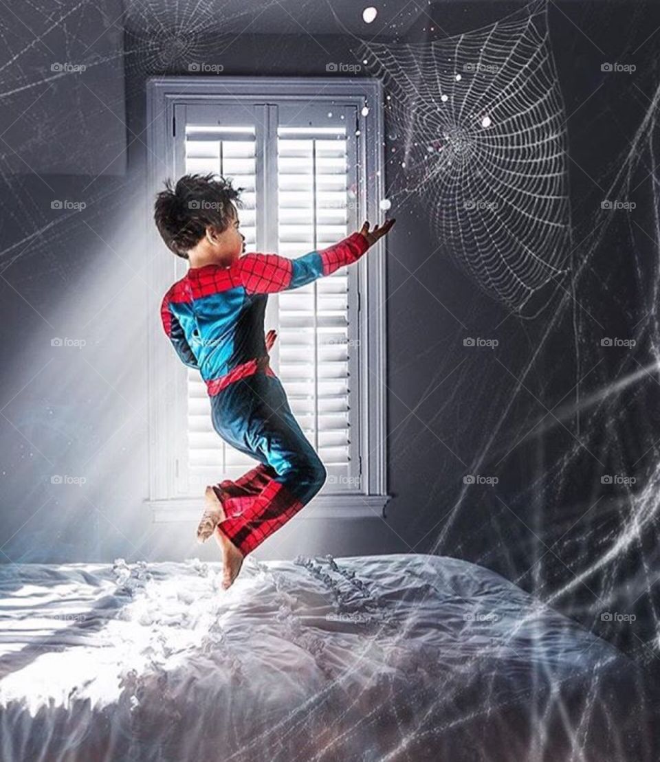Kid Spider-Man performance 