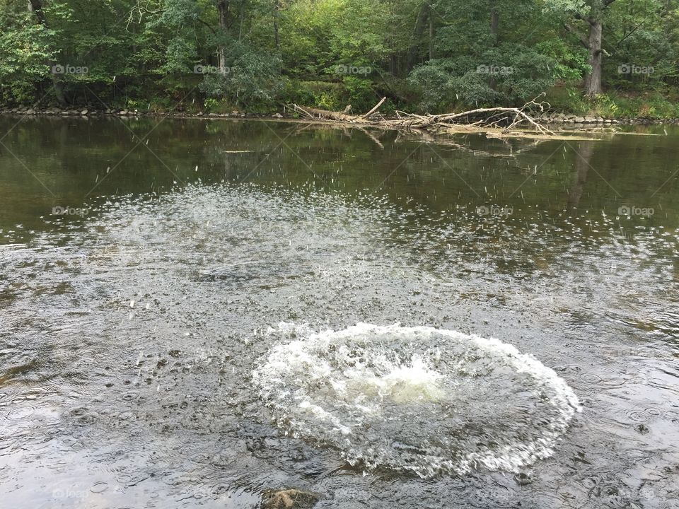 Explosion in River. Explosion in River
