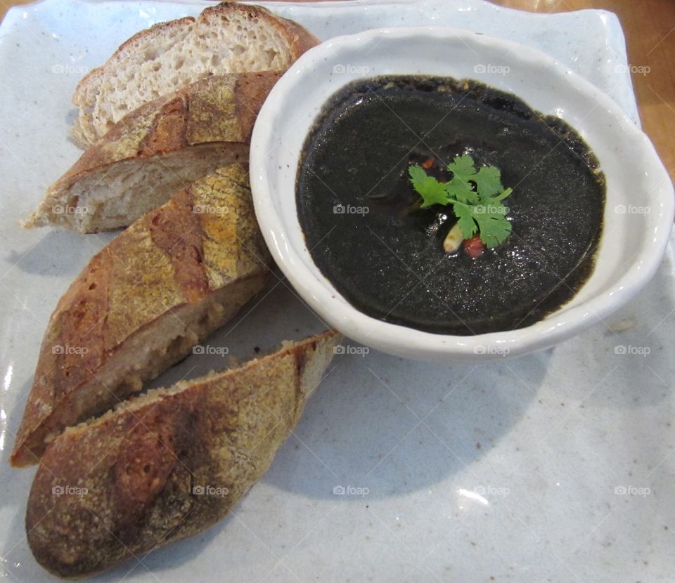 Nakameguro, Tokyo, Japan. Medicinal Curry with Bread.  Kakura Restaurant