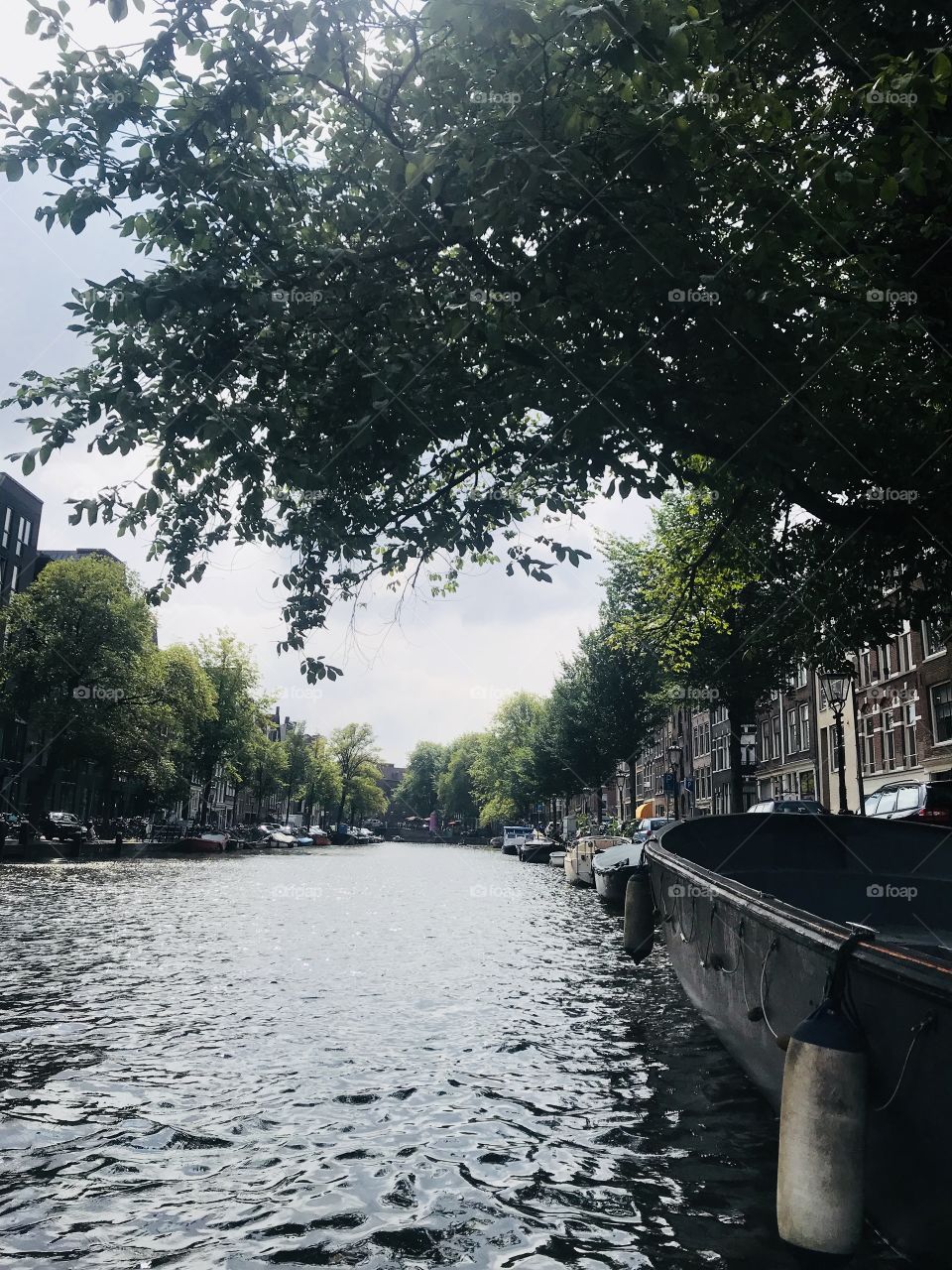 Time to make a round in the river of Amsterdam. 