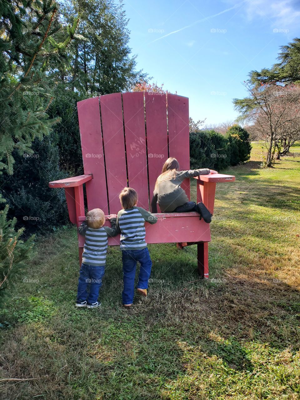 Kids and a Chair