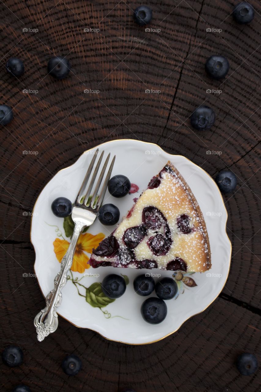 Blueberry lemon cake