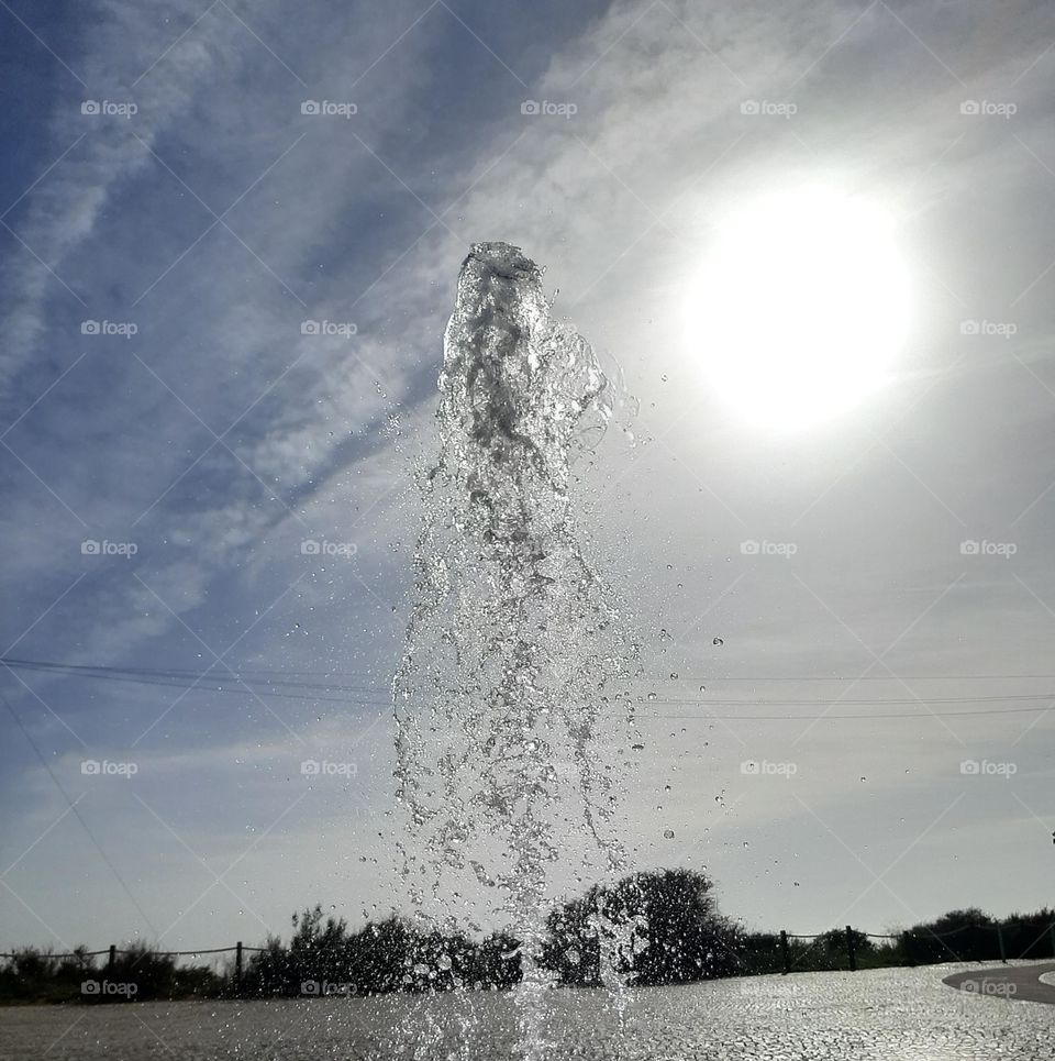 Sky, Sun and Water