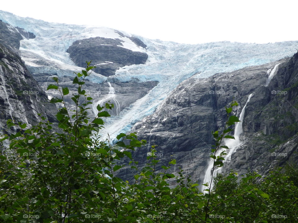 Glacier during summer