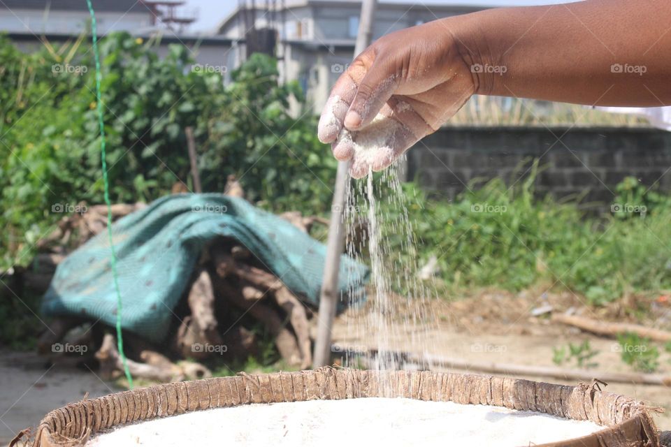 closeup pictures of a hausa culture smoothie corn , this are the beauty of the nation Nigeria