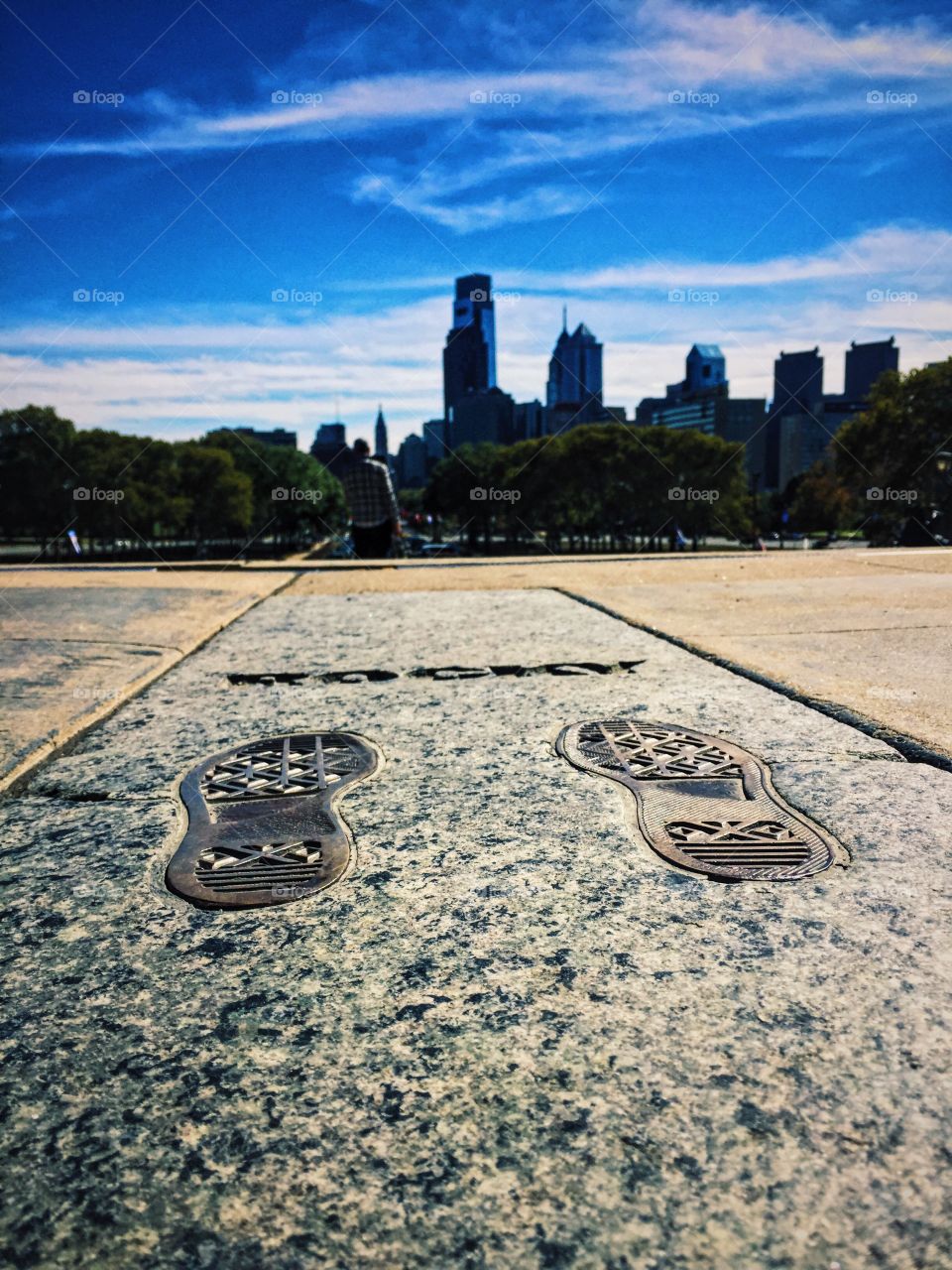 Rocky 2. Art museum steps, Philadelphia 