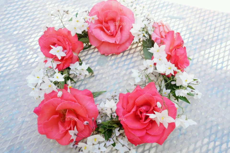 Flowers crown - Roses With Jasmine