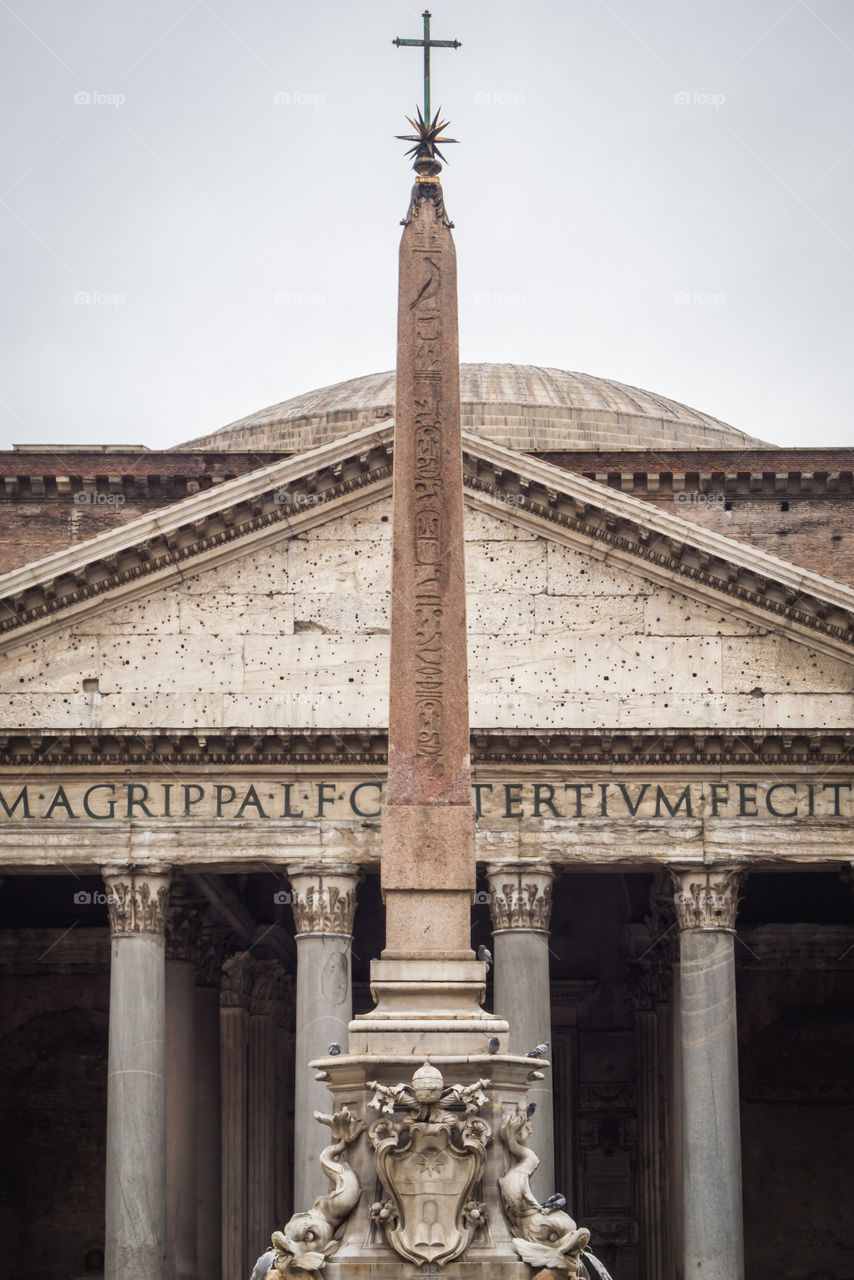 The Pantheon of Rome Italy