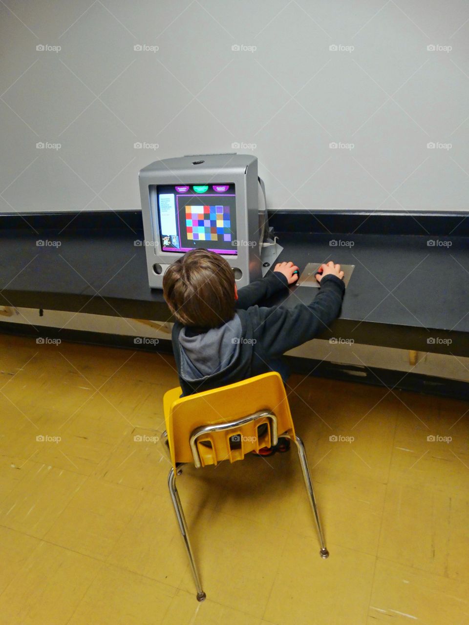 Child Learning On A Computer