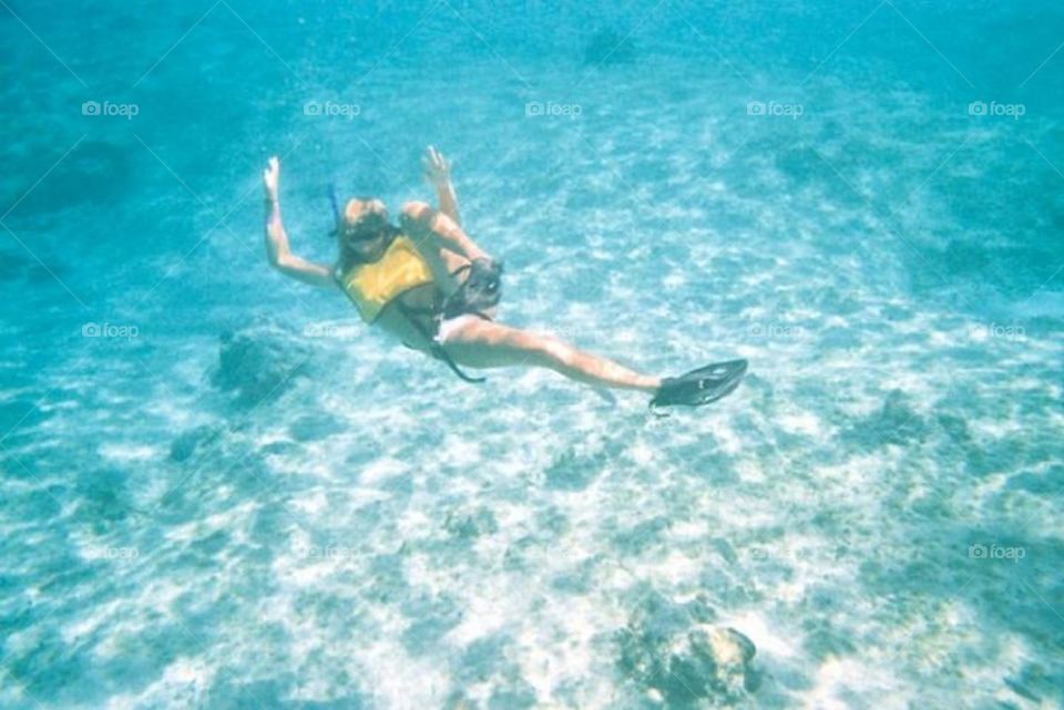 Snorkeling in the ocean!