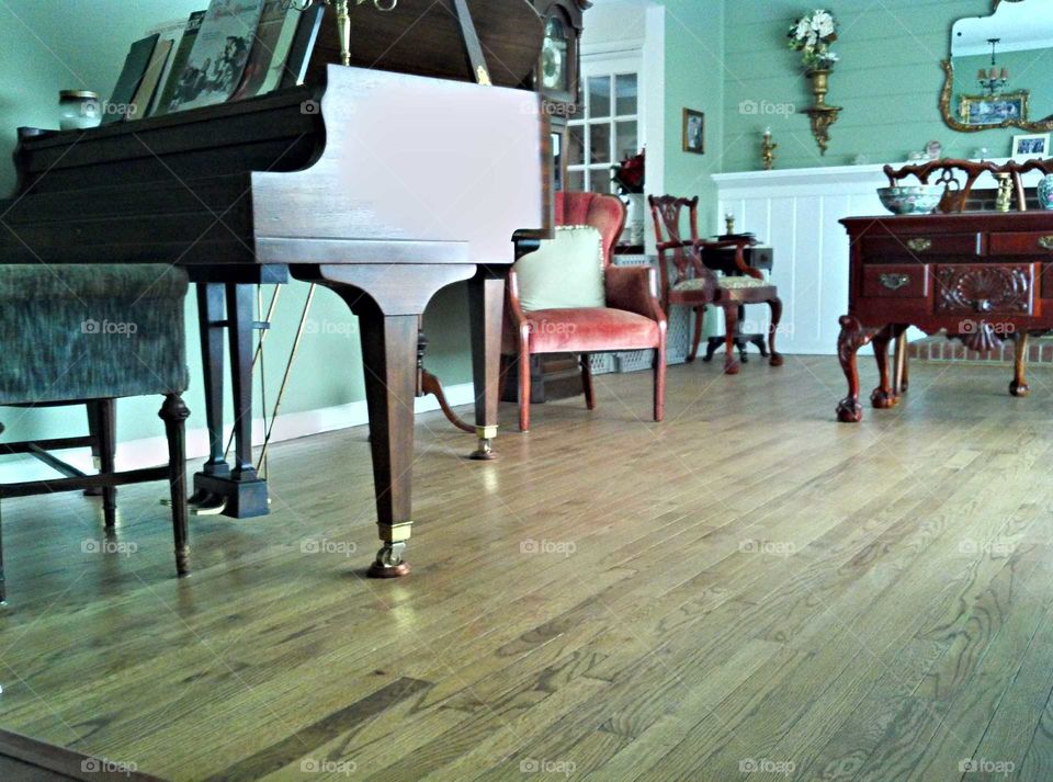 Piano, Music, Furniture, Table, Room