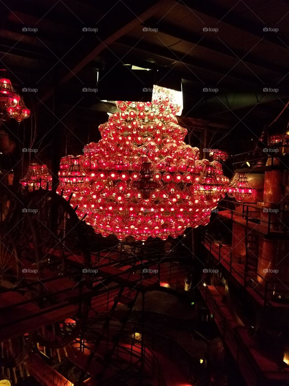 Red Chandelier