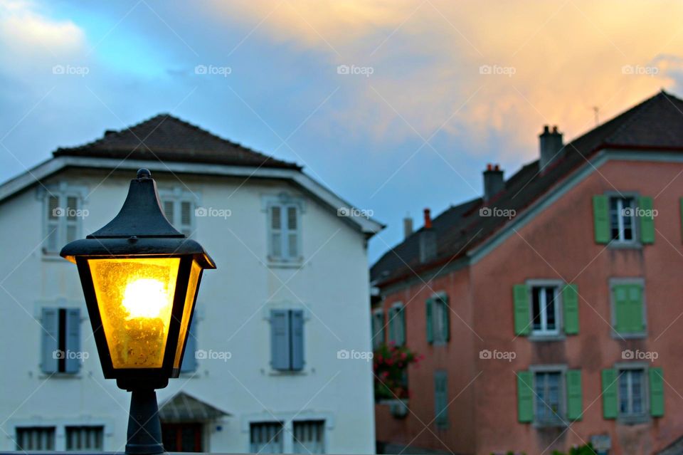 its getting dark outside