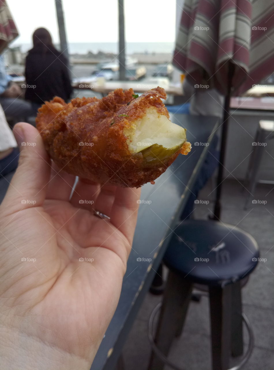 Fried pickle