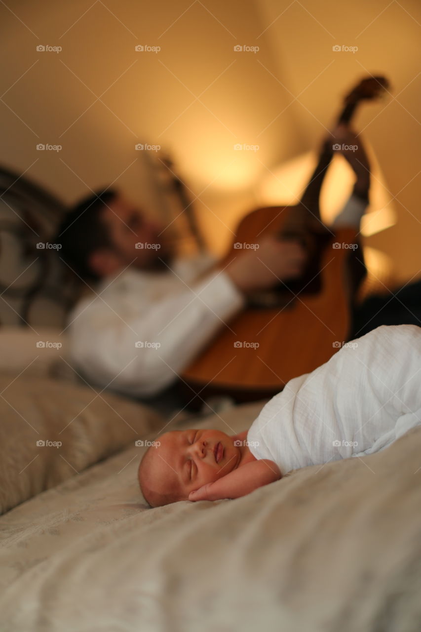 Guitar and Baby